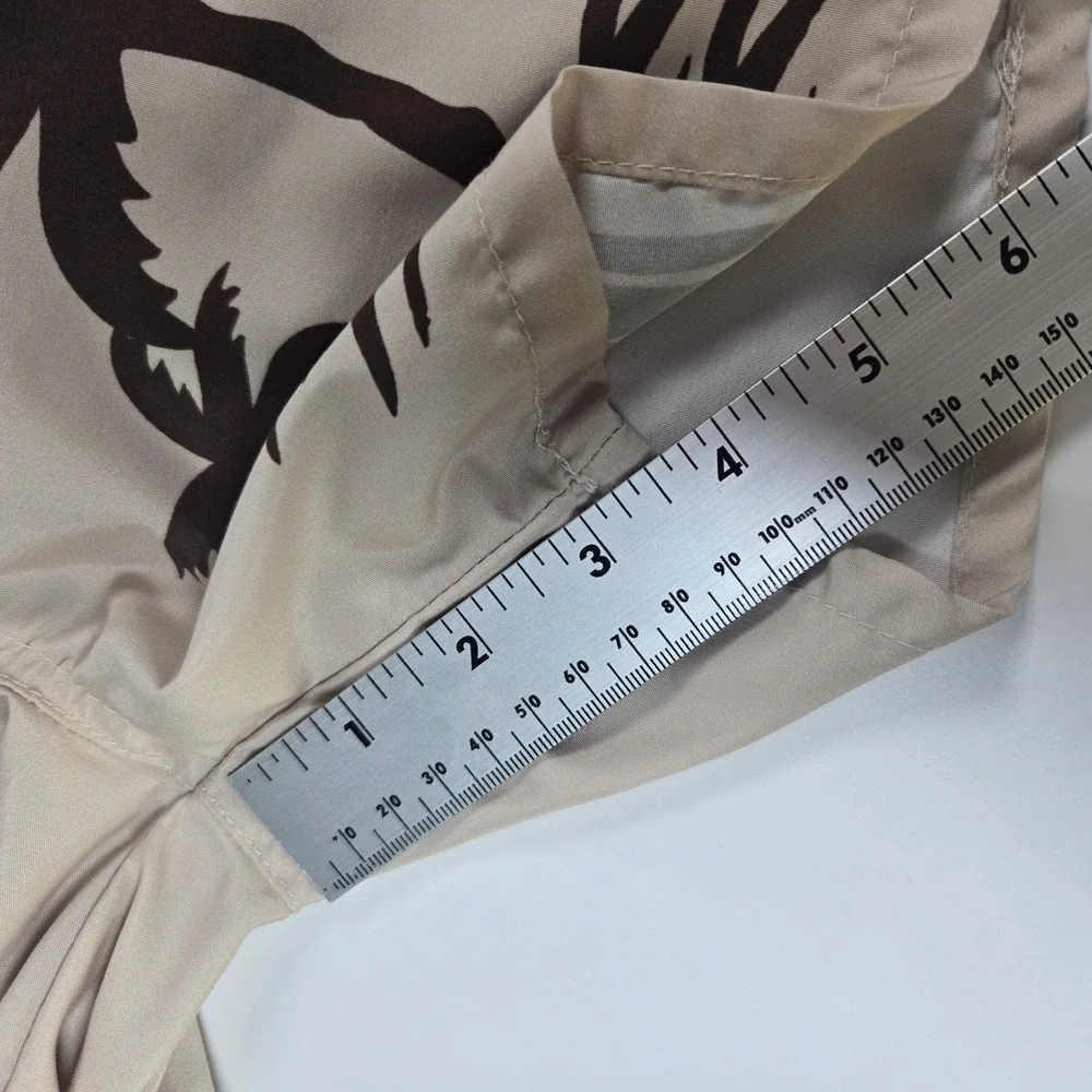 Cotton On Kids Swim Trunks Boys Size 6 Tan Palm Tree Tropical Beach Shorts